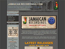 Tablet Screenshot of jamaicanrecordings.com